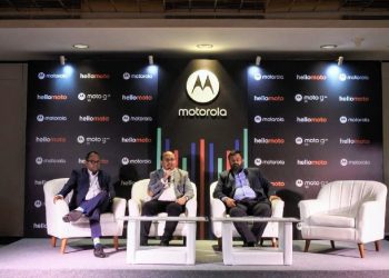 (kiri ke kanan): Mahes Alanthat, Regional Director – GTAP, Motorola APAC- Bagus Prasetyo, Country Head, Motorola Indonesia- Shivam Ranjan, Marketing Head, Motorola Asia Pacific