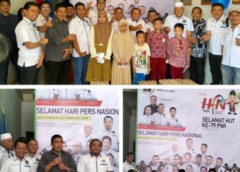 Perayaan HPN dan HUT PWI ke 79 di Madina.