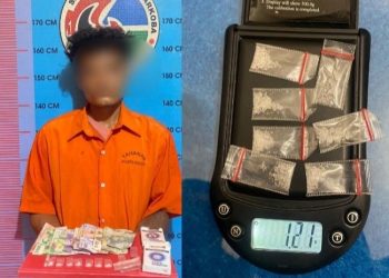 Anjasmara pelaku narkoba di amankan polisi.