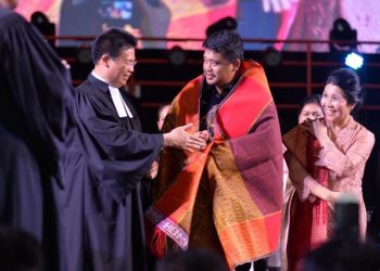 Gubernur Sumatera Utara (Sumut) Bobby Nasution menghadiri dan memberikan sambutan pada Paskah Raya Jemaat HKBP Wilayah Medan Sekitarnya di Gedung Serbaguna Pemprovsu Jalan Willliem Iskandar, Deliserdang, Minggu (27/4/2025). Foto/Diskominfo Sumut