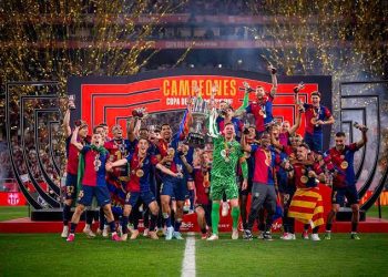 Barcelona juara Copa del Rey 2024/2025. Foto/Bentancoid