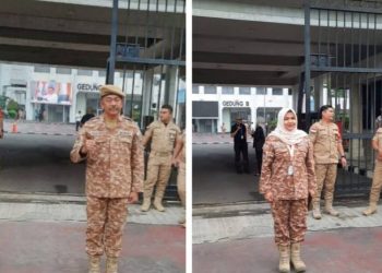 Bupati Madina H Saipullah Nasution dan Wakil bupati Atika Azmi Utami Nasution.