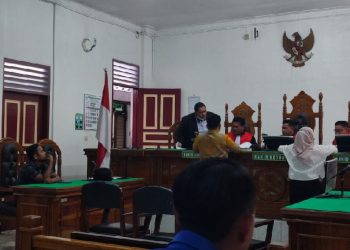 Sidang tuntutan pembayaran pesangon oleh mantan karyawan PT Tri Adi Bersama (Anteraja) mulai bergulir di Pengadilan Hubungan Industrial (PHI) pada Pengadilan Negeri Medan, Rabu (17/9/2025).