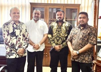 Lembaga Kerukuran Forum Masyarakat India Indonesia (LK-FORMASII) beraudensi dengan anggota DPRD Medan Rommy Van Boy di kantor DPRD Medan guna, Selasa (7/10/2025).