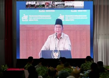 Presiden RI Prabowo Subianto secara daring meresmikan Koperasi Desa/Kelurahan Merah Putih (KDKMP) serentak di 1.061 titik di Indonesia, Sabtu (16/5/2026).