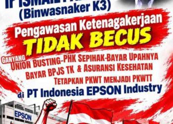 Flyer demo serikat buruh yang beredar jelang 29 Oktober.